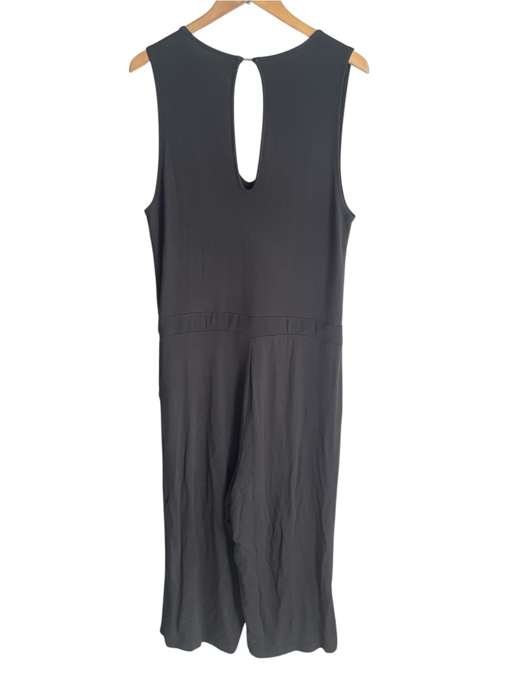 Quince French Terry Modal Jumpsuit Black - Picture 3 of 15